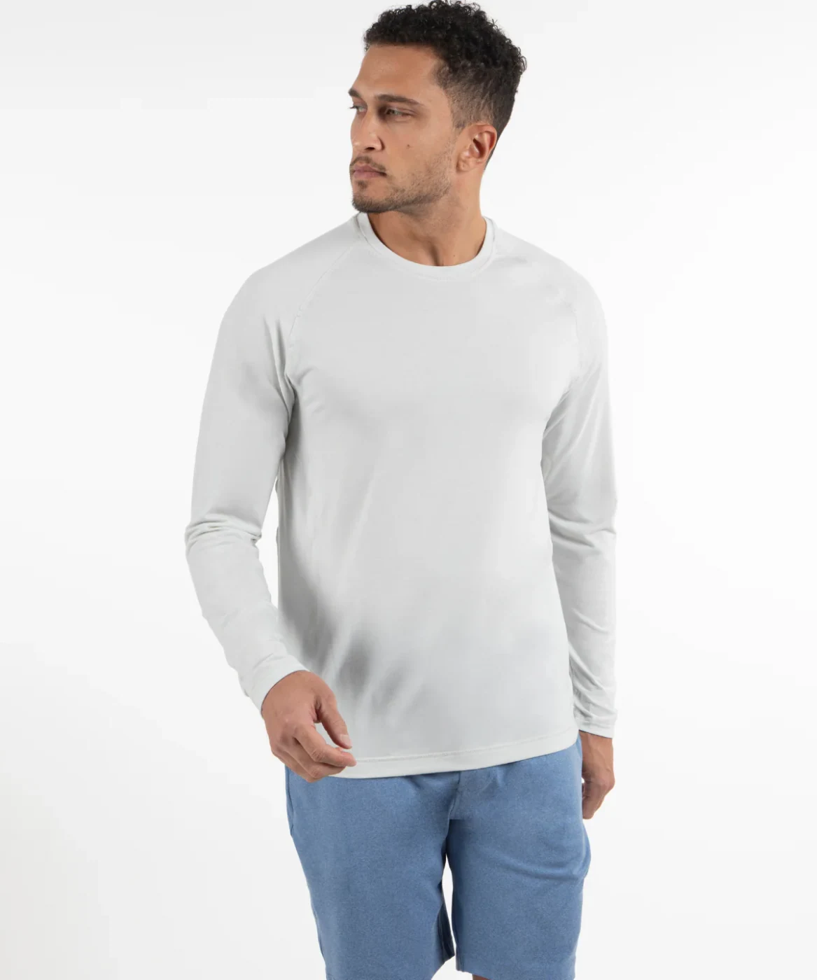 Sunice Grady Kinetic Long Sleeve Performance Crew Neck T Shirt