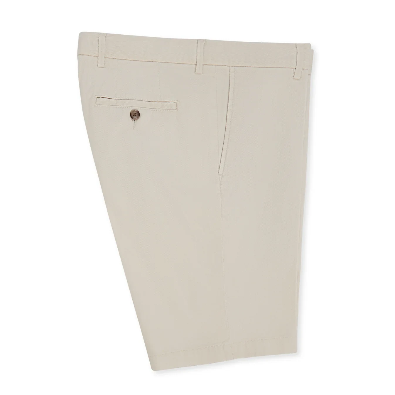 Cotton/Silk Stretch Twill Short