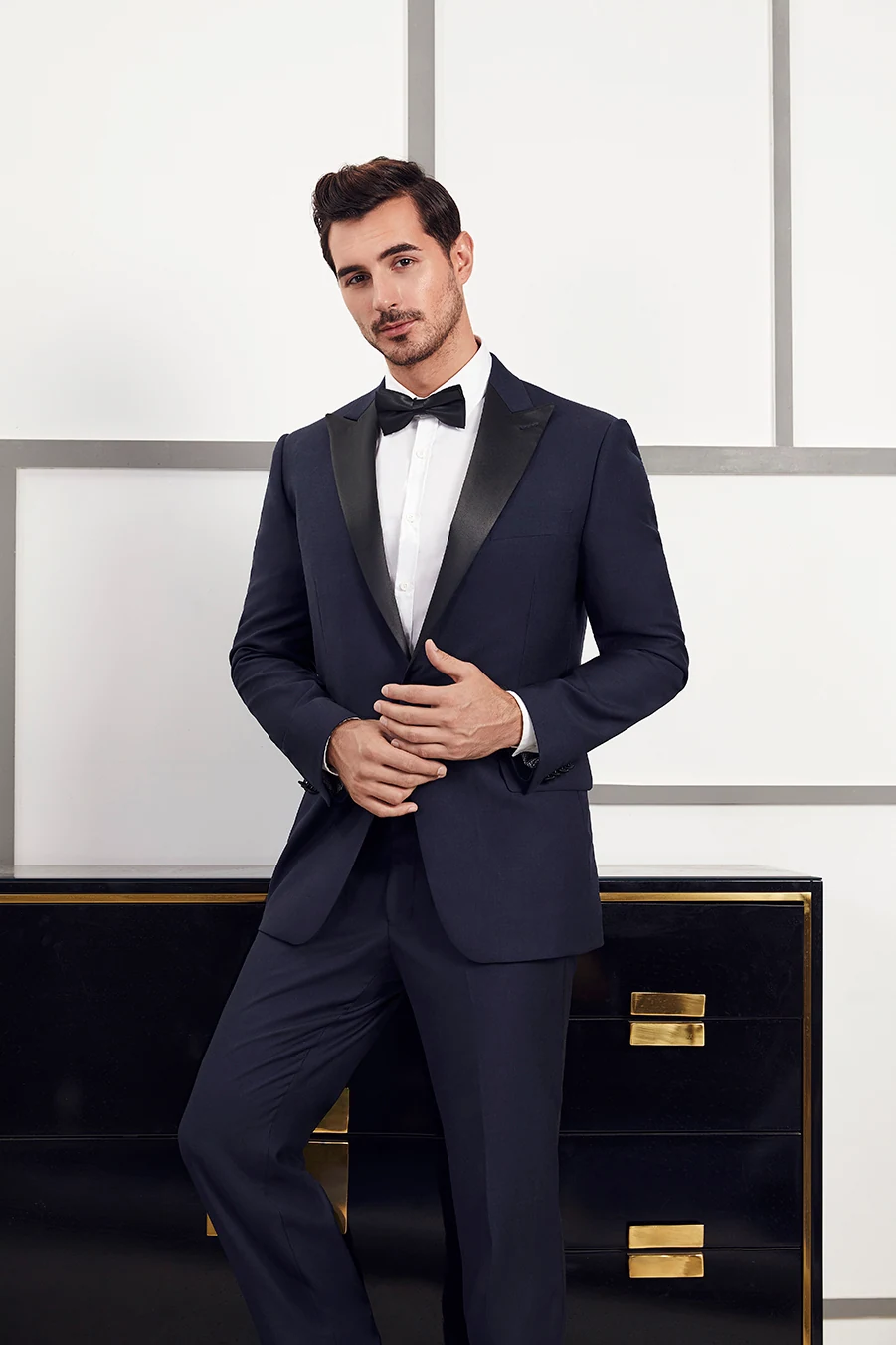 Navy Tuxedo Suit