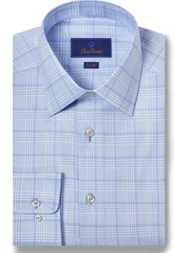 Sky Exploded Glen Check Dress Shirt